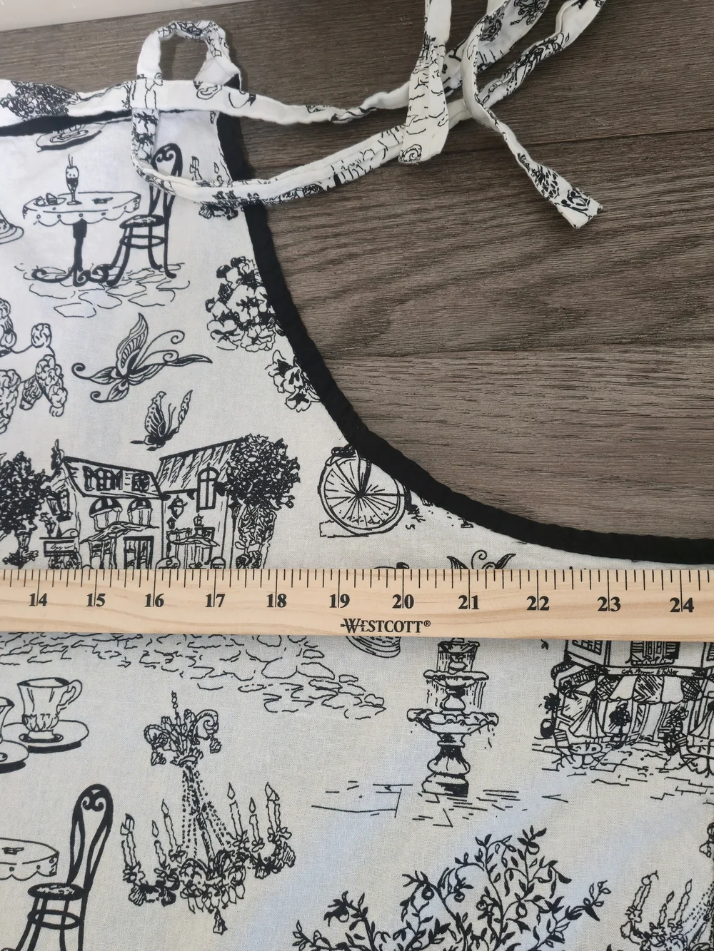 Boston Color French Country Poodle Café Aprons Adult Child Se Cotton Baking Tea